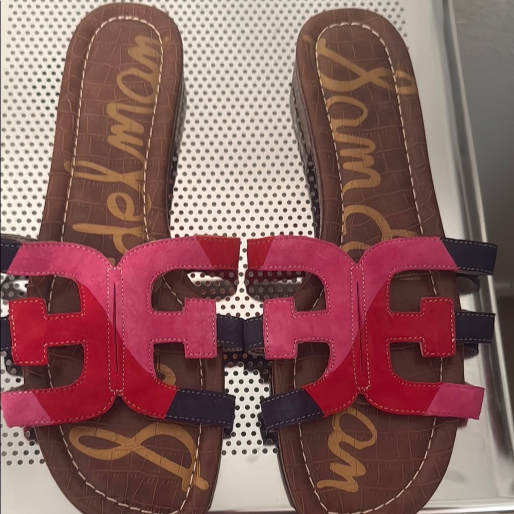 Sam Edelman Multicolor Slide Sandals